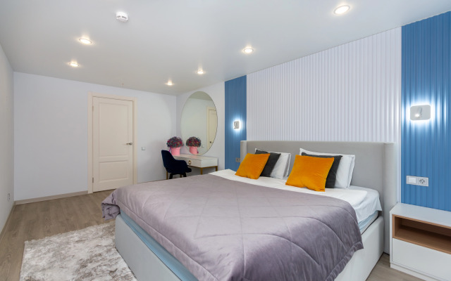 Апартаменты Двухуровневые апартаменты с двумя спальнями