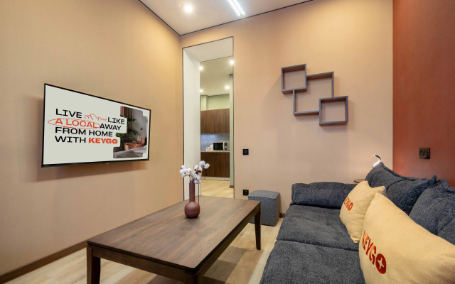 Апартаменты Студия KeyGo 0207 рядом с парком имени Дианы Абгар