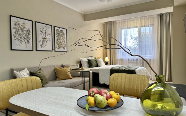 Квартира Студия ПЕНИЕ ПТИЦ в центре города