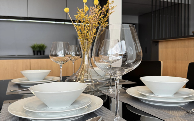 Апартаменты Двухуровневая студия с захватывающим видом на город