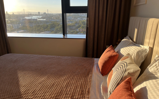 Studiya Druzyya s panoramnym vidom Flat