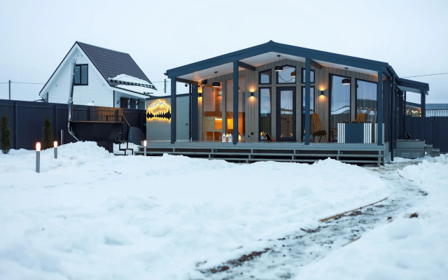 Novy Uyutny Dom V Stile Barn Khaus Private house