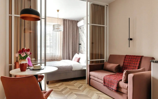 Studiya Bordo Flat in Abrikosovo residential complex