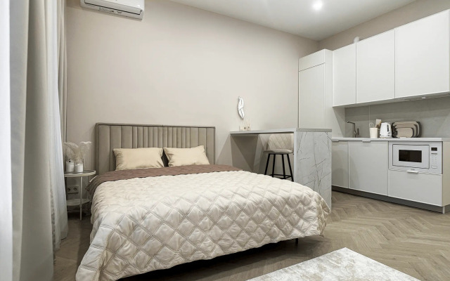 Апартаменты Уютная студия на Шелепихинской набережной