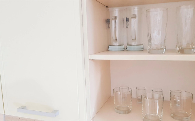 1-комн. апартаменты в ЖК "Новин" с большой кроватью