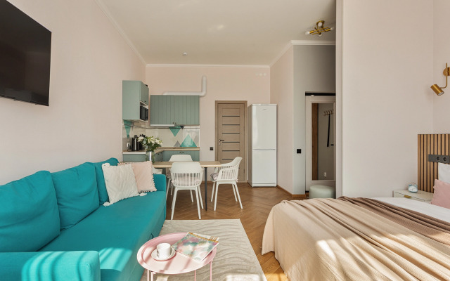 Квартира JN Apartments Четырехместная Студия с Видом на Парк