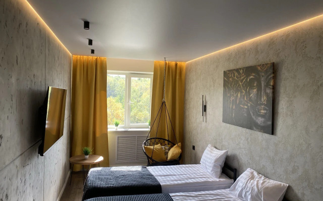 Квартира видовая дизайнерская 2х-комнатная в стиле Лофт