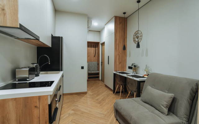 V Sochi Tsentr  Khosty s kruglogodichnym podogrevaemym bassejnom i vidom na more AK Gorka Apartments