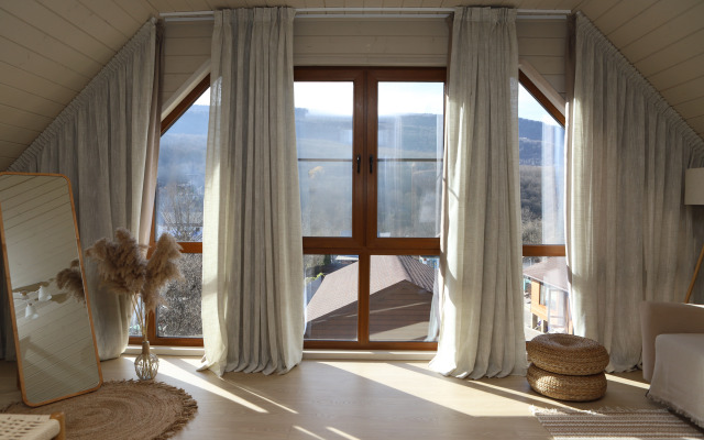 Частный дом Двухэтажный барнхаус с видом на горы