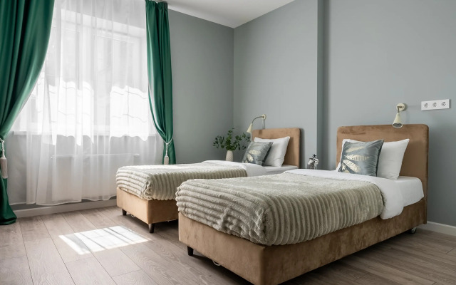 Апартаменты Двухкомнатные стильные у КВЦ Экспофорум ВГостиВПитер