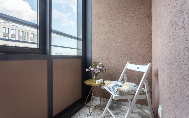 Komfortnaya uyutnaya studiya u Parka Pobedy Flat