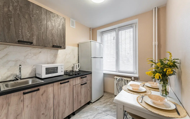 Апартаменты просторная 1-кв на Кузьминках