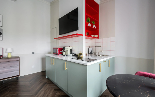 Квартира New Horizon Art Vinil 71 премиальный центр и авторский интерьер