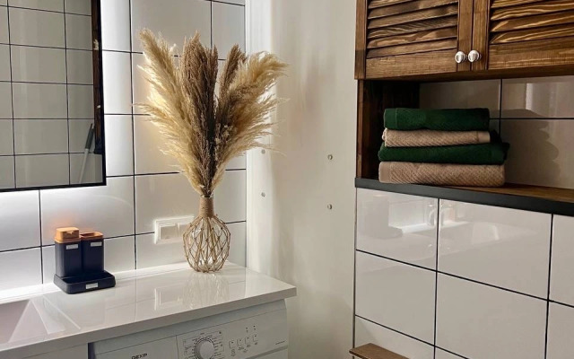 Udachnaya s Proektorom i Booolshoj Krovatyu Flat