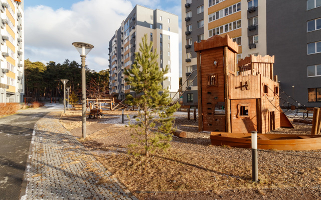 Квартира уютная у озера в тени соснового парка