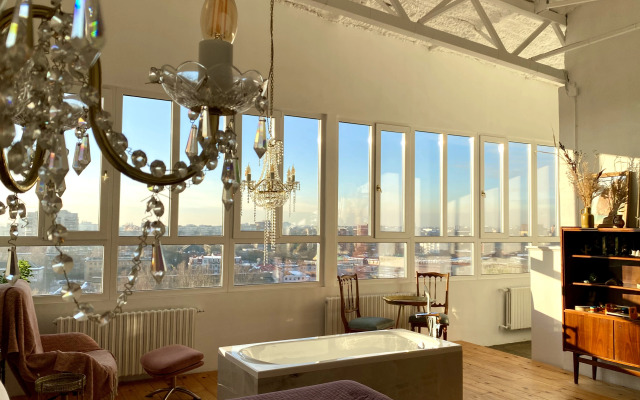 Апартаменты ApartMari Уникальный Люкс с видом на город