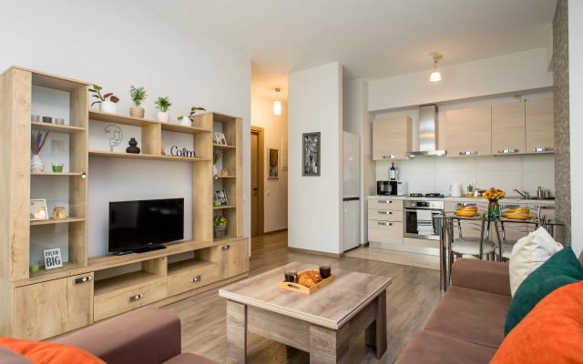 S Krasivym Vidom na Mtatsmindu i Gorod Apartments