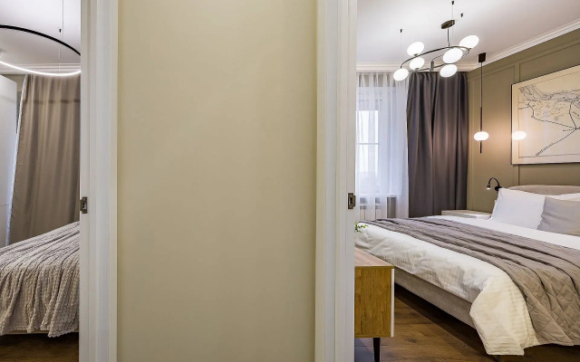 Dvukhkomnatnaya V Tsentre Na Ul.bolshaya Pokrovskaya. "Sova-Dom". Flat