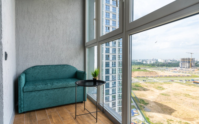 Квартира Студия с панорамным видом, у метро Аэродромная