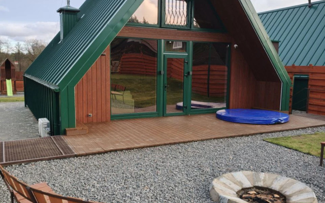 Частный дом с сауной купелью с двумя спальнями