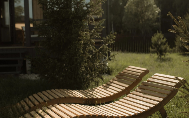 Частный Дом панорамный из пинтерест с камином и сауной