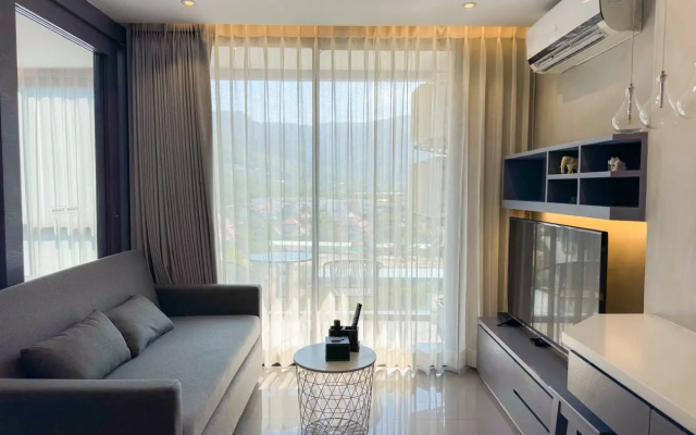 Квартира Kamala 1BR Rooftop Pools Sky Bar Gym