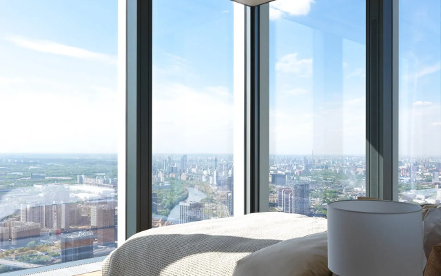Stylish Corner Apartment with Two Bedrooms on the 62nd Floor