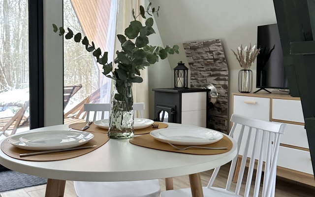 Barnhaus №1 s drovyanoj banej i goryachej kupel'yu, na 7 gostej Private House