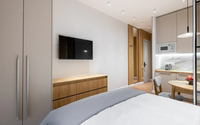 Апартаменты Делюкс с видом на двор-парк Модерн Дизайн у Динамо