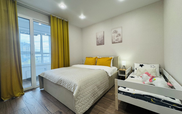 Апартаменты Новая просторная евротрёшка Atmosfera Sna у Набережной