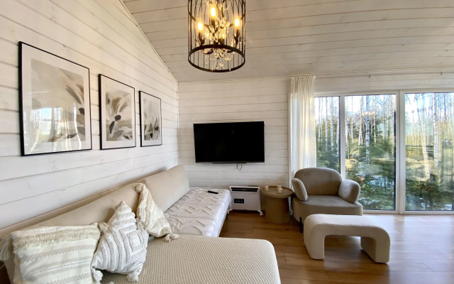 Частный Дом ЕлкиШале с 3мя спальнями, баней и чаном