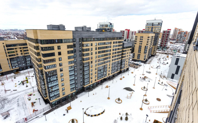 Panda Home sovremennom ZhK s krasivym vidom na reku Apartments