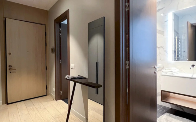 Апартаменты Москва Сити Platinum угловой вид 57 этаж 3 комнаты