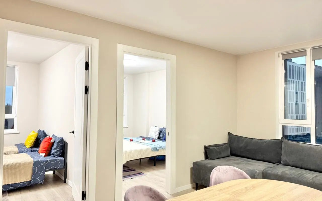 Квартира евро-трехкомнатная в ЖК Спутник