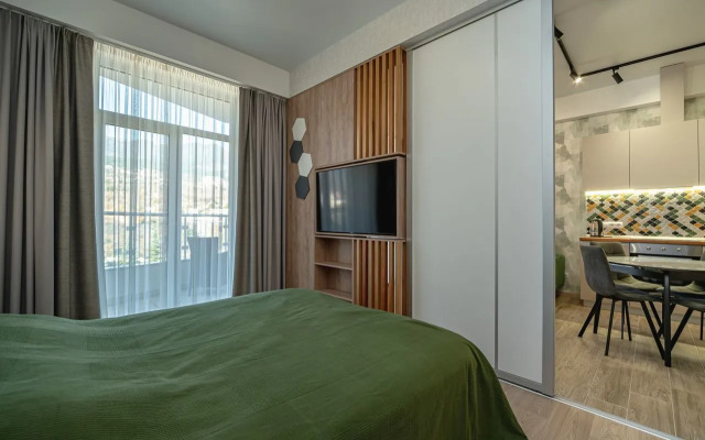 Na Yaltinskoy Ulitse, 12a. Zhk "Shato Luvr" Apartment