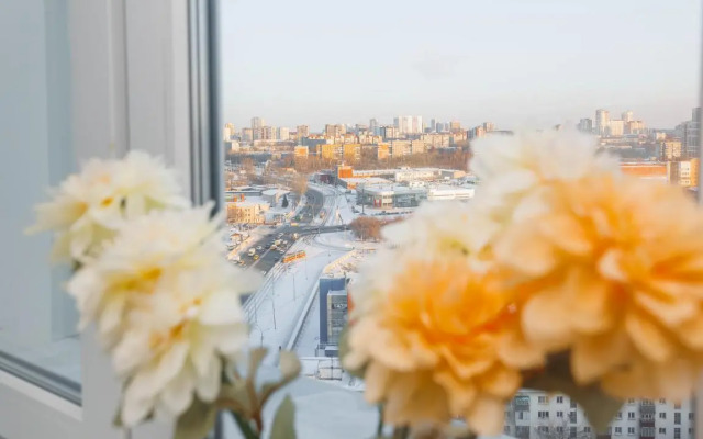 Двухкомнатные апартаменты Этажидейли на 22 этаже