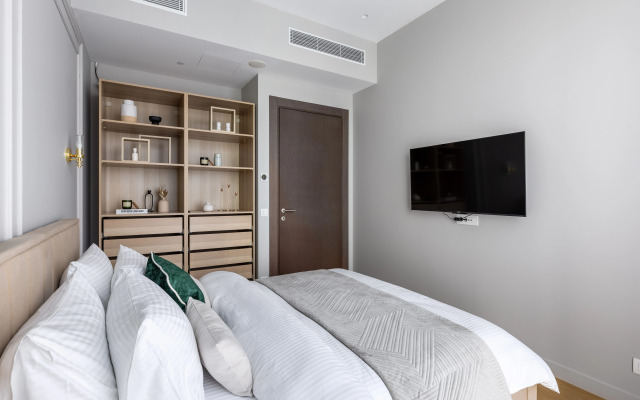 Квартира GM Apartments Суперсовременная Видовая Квартира в Neva Towers