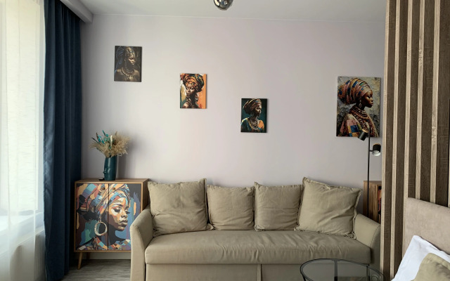 Квартира Тихая студия у метро Стахановская