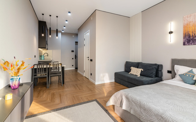 Апартаменты Стильная Квартира в Центре Алматы (114)