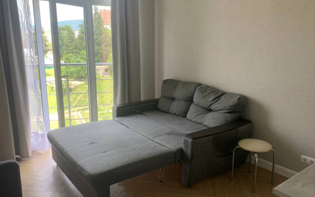 Апартаменты с Балконом и Шикарным Видом на Парк