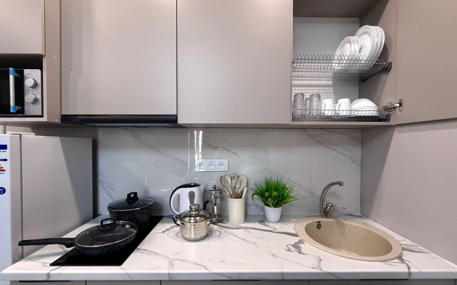 Квартира студия Raiymbek residence 18-26-1 & питьевая вода в подарок
