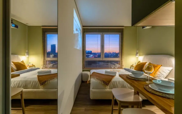 Апартаменты Комфорт с Красивым Видом Студия Дизайнерские