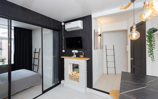 Квартира с cауной и камином Лофт Петербурга Кремль Центр Аквапарк