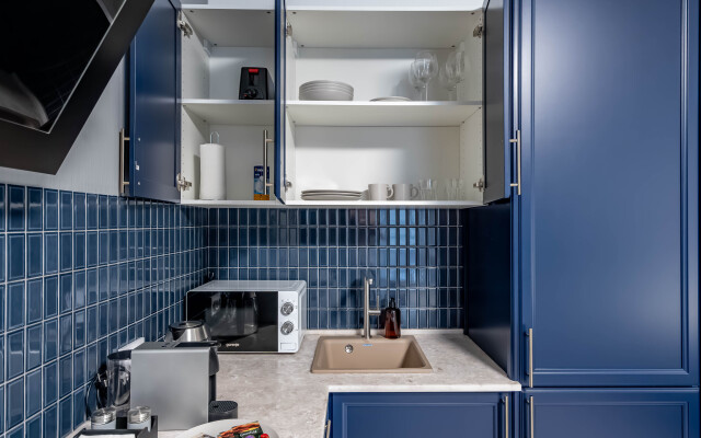 Navy na Vasilyevskom Ostrove Satin Home Apartment