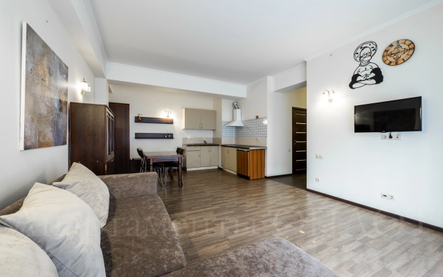 Апартаменты Оплот - Семейные с одной спальней и балконом 3