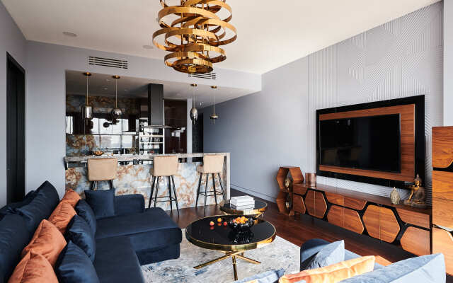 GM Apartments Shikarnaya Dvushka v Moskva Siti v Bashne Oko Flat