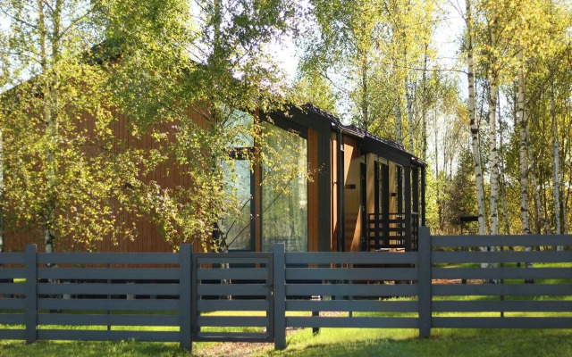 Частный дом в березах