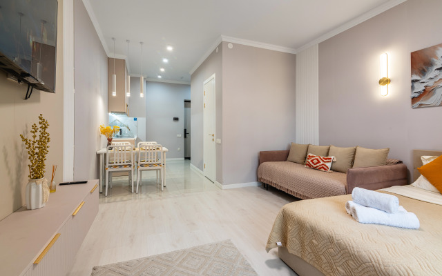 Апартаменты Студия Ferrero Rocher в центре рядом c ТРЦ (274)