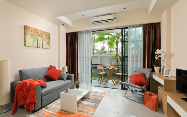 Апартаменты 1-комнатные с видом на сад у пляжа Найтон NTC-A109