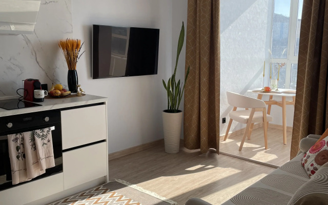 S Sovremennym Dizaynom I Mebelyu Flat